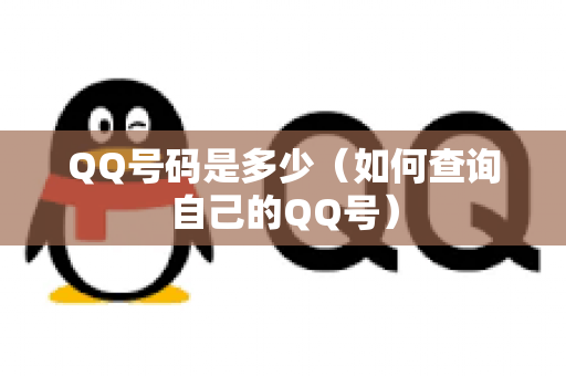QQ号码是多少（如何查询自己的QQ号）
