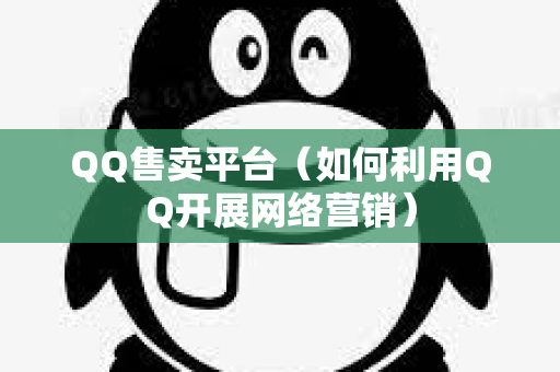 QQ售卖平台（如何利用QQ开展网络营销）